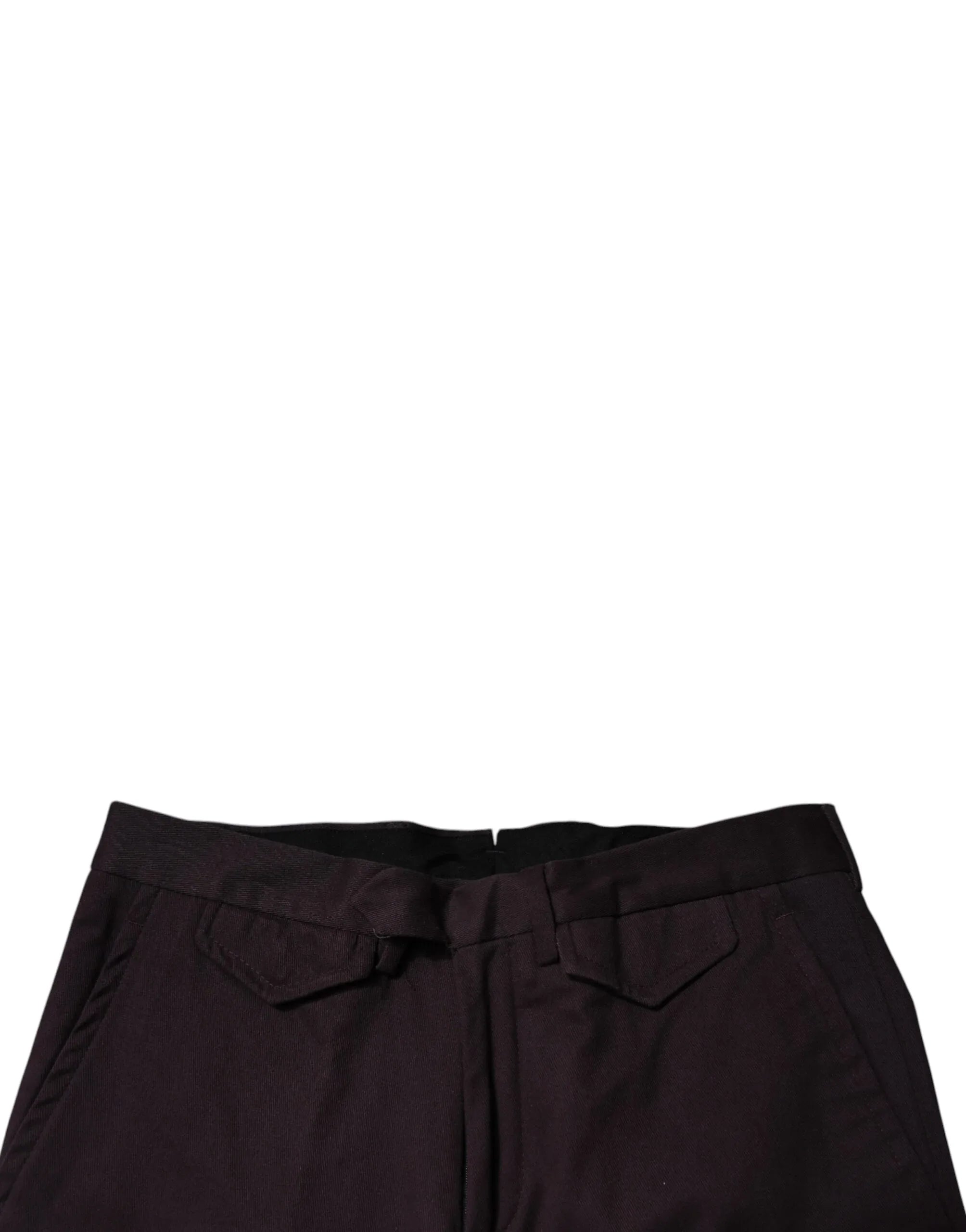 BENCIVENGA Brown Pure Cotton Slim Fit Men Dress Pants - Zeiniez