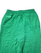 Dsquared² Green Cotton Elastic Waist Men Casual Pants - Zeiniez