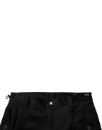 Dolce & Gabbana Black Cotton Cargo Tapered Pants - Zeiniez