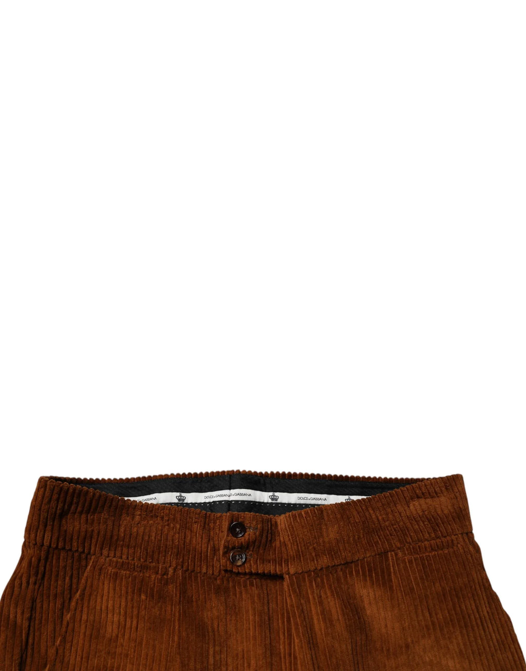 Dolce & Gabbana Dark Brown Corduroy Cotton Skinny Denim Jeans - Zeiniez