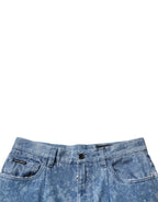 Dolce & Gabbana Blue Tie Dye Cotton Skinny Men Denim Jeans - Zeiniez