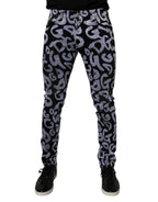 Dolce & Gabbana Black Logo Monogram Cotton Skinny Denim Jeans - Zeiniez