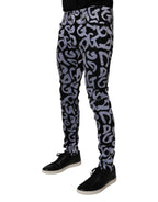 Dolce & Gabbana Black Logo Monogram Cotton Skinny Denim Jeans - Zeiniez