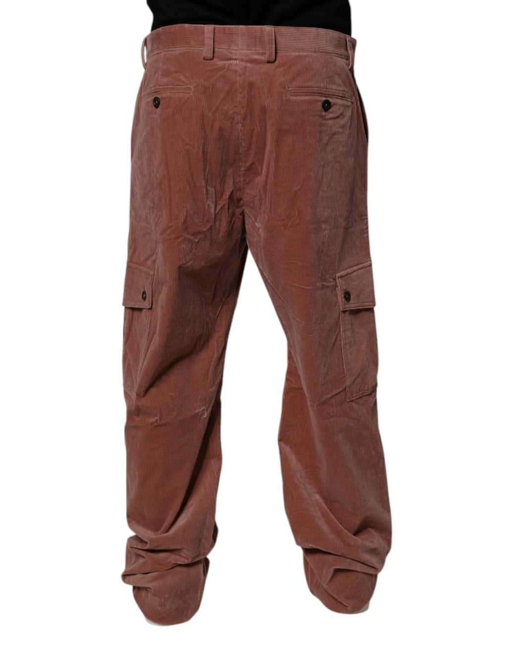 Dolce & Gabbana Brown Corduroy Cotton Cargo Men Denim Jeans - Zeiniez