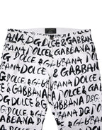 Dolce & Gabbana White Cotton Logo Print Skinny Denim Jeans - Zeiniez