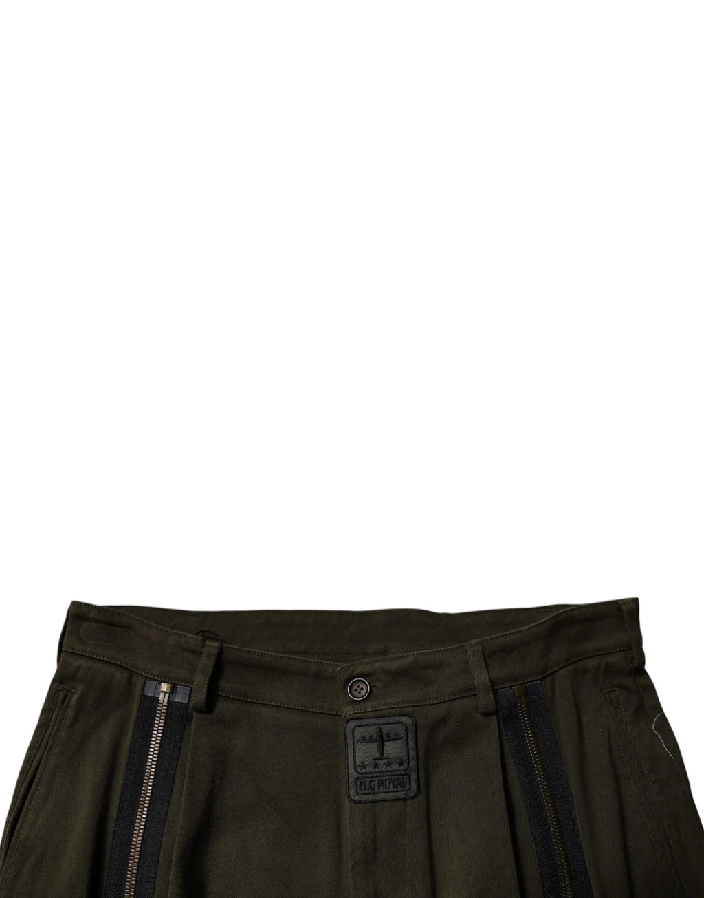 Dolce & Gabbana Dark Brown Cotton Jogger Cargo Pants - Zeiniez