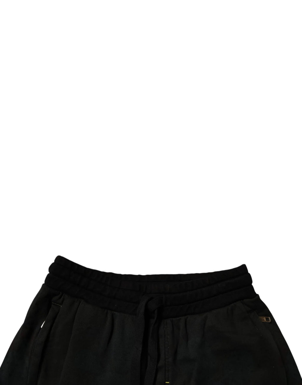 Dolce & Gabbana Black Cotton Sweatshorts Men Bermuda Shorts - Zeiniez