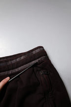 Dolce & Gabbana Maroon Cotton Logo Plaque Men Bermuda Shorts - Zeiniez