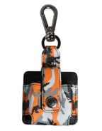 Dolce & Gabbana Multicolor Camouflage Leather Airpods Case - Zeiniez