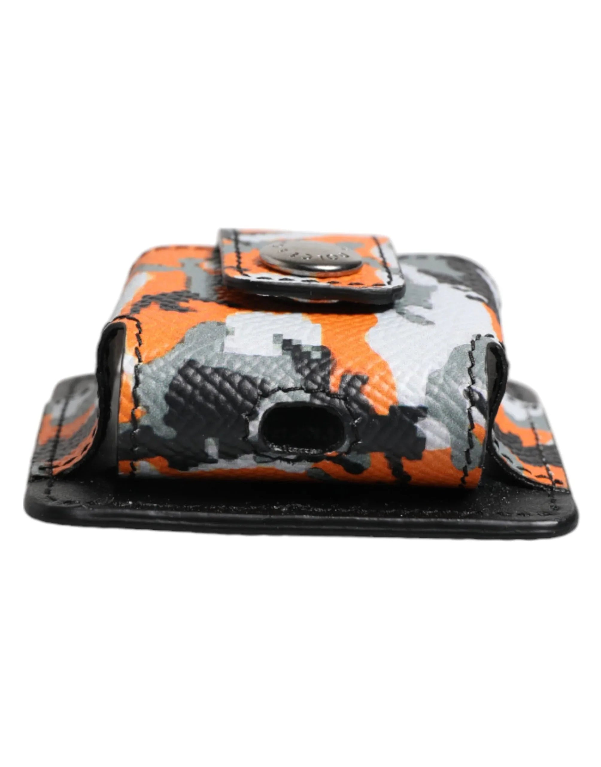 Dolce & Gabbana Multicolor Camouflage Leather Airpods Case - Zeiniez