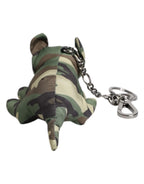 Dolce & Gabbana Multicolor Camouflage Animal Silhouette Keychain Keyring - Zeiniez