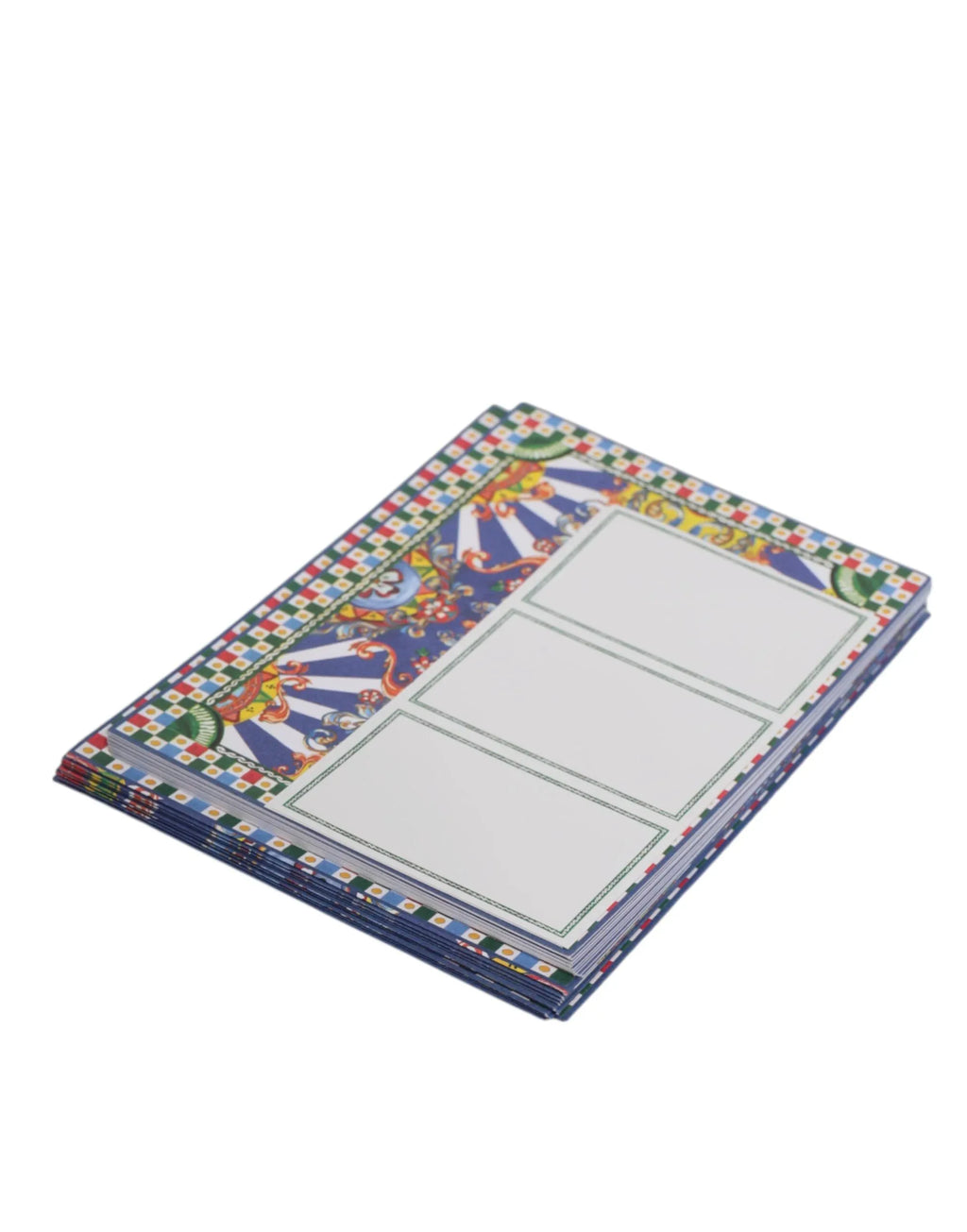 Dolce & Gabbana Multicolor Carretto Siciliano Envelope Post Card Holder - Zeiniez