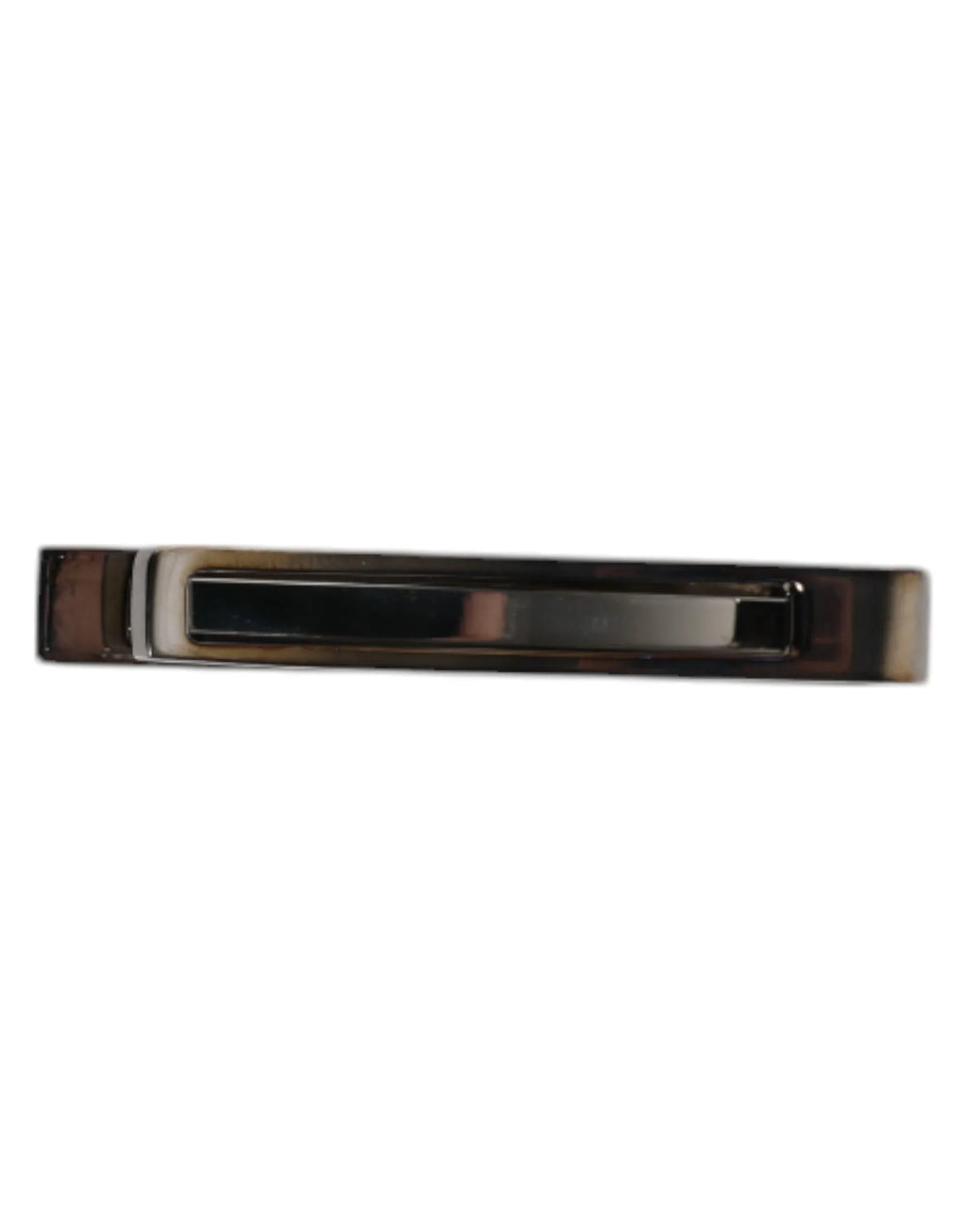 Dolce & Gabbana Black Tone Brass Logo Branded Tie Clip Bar - Zeiniez
