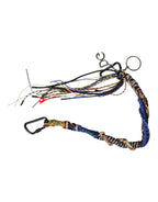 Dolce & Gabbana Multicolor Braided Rope Logo Bag Shoulder Strap