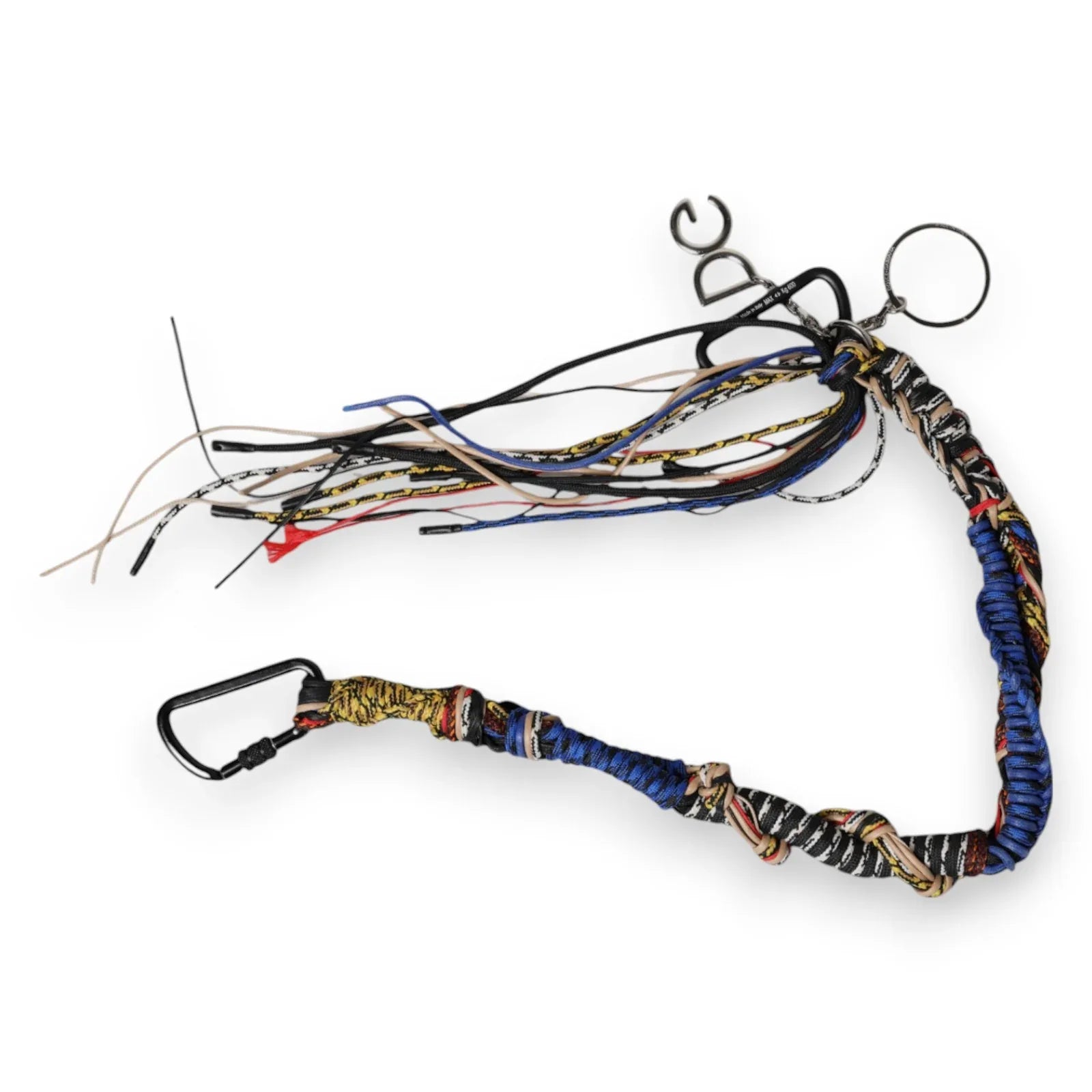 Dolce & Gabbana Multicolor Braided Rope Logo Bag Shoulder Strap - Zeiniez