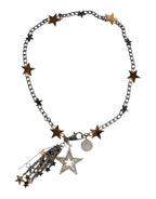 Dolce & Gabbana Silver Gold Brass Embellished Waist Chain Belt - Zeiniez