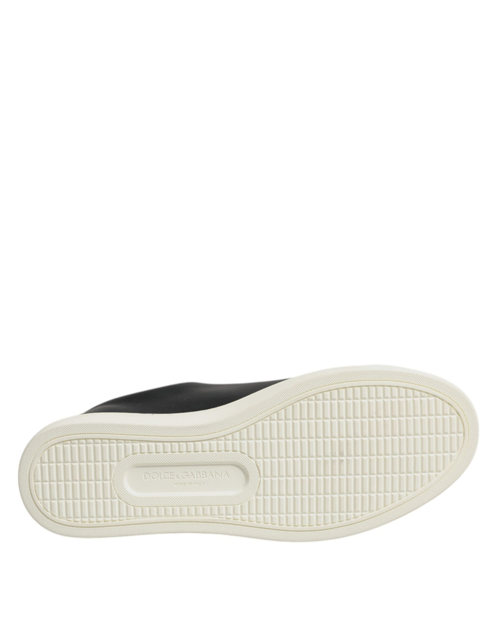 Dolce & Gabbana Black Leather Gold Red Heart Sneakers Shoes - Zeiniez