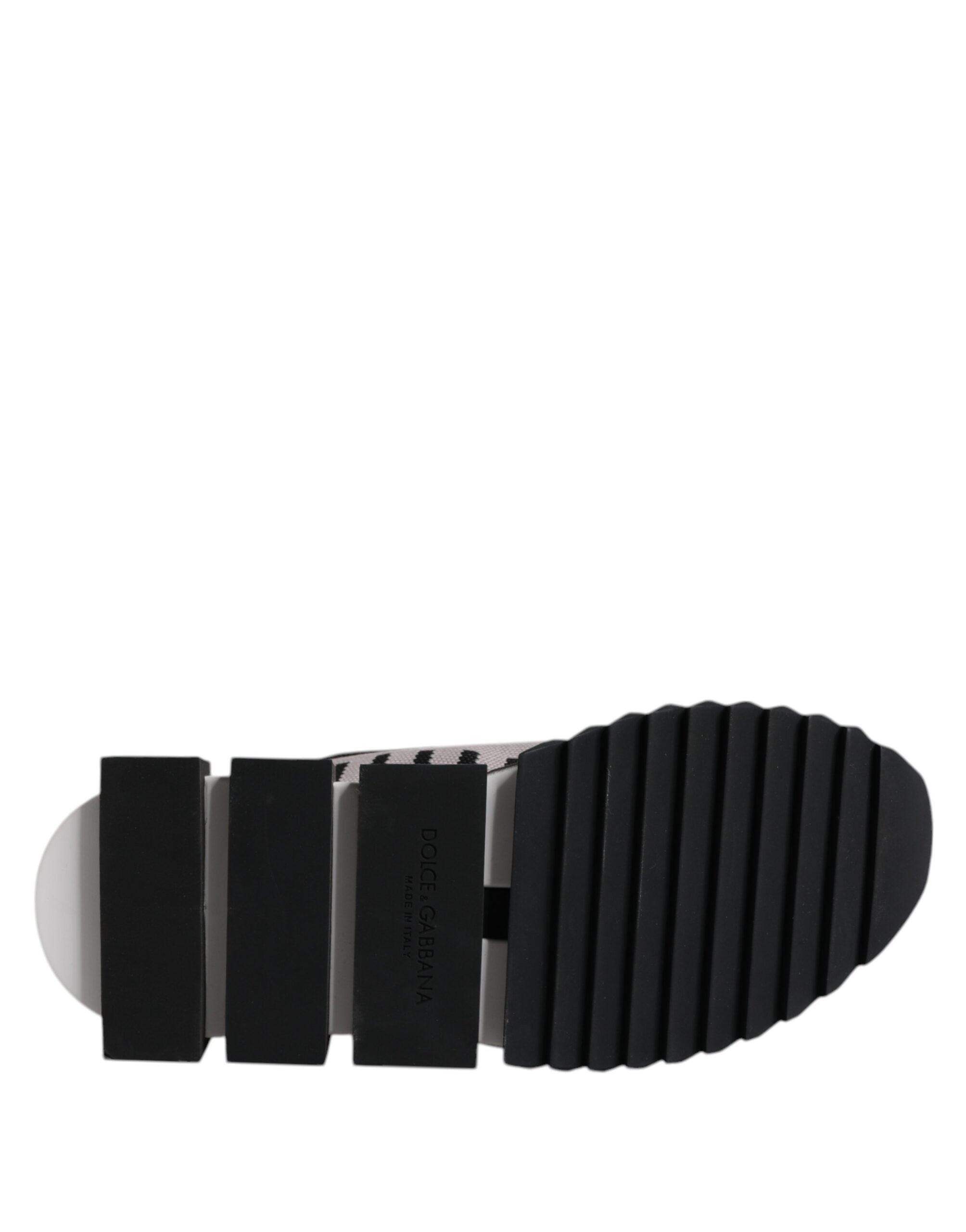 Dolce & Gabbana Black Gray Sorrento Socks Women Sneakers Shoes - Zeiniez