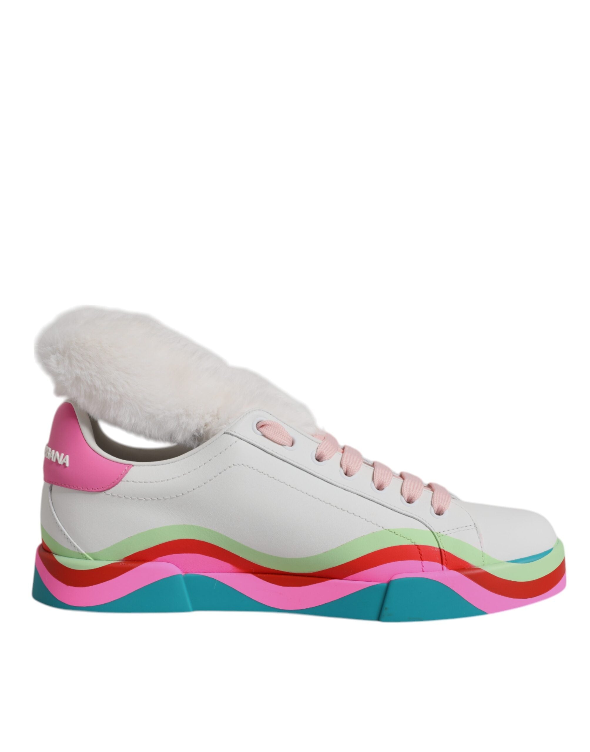 Dolce & Gabbana Multicolor Low Top Trainers Sneakers Shoes - Zeiniez