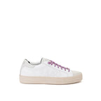 P448 White Leather Athletic Sneakers - Zeiniez