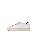 P448 White Leather Athletic Sneakers - Zeiniez