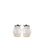 P448 White Leather Athletic Sneakers - Zeiniez
