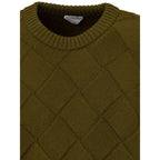 Bottega Veneta Green Wool Sweatshirt - Zeiniez
