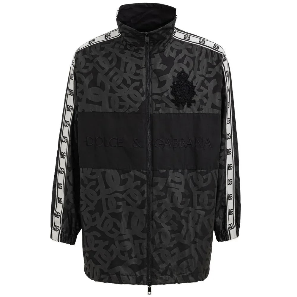 Dolce & Gabbana Black Polyester Shell Jacket - Zeiniez