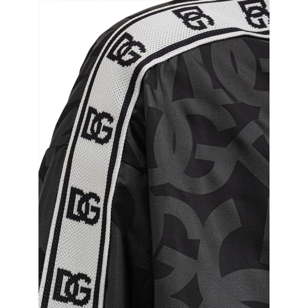 Dolce & Gabbana Black Polyester Shell Jacket - Zeiniez
