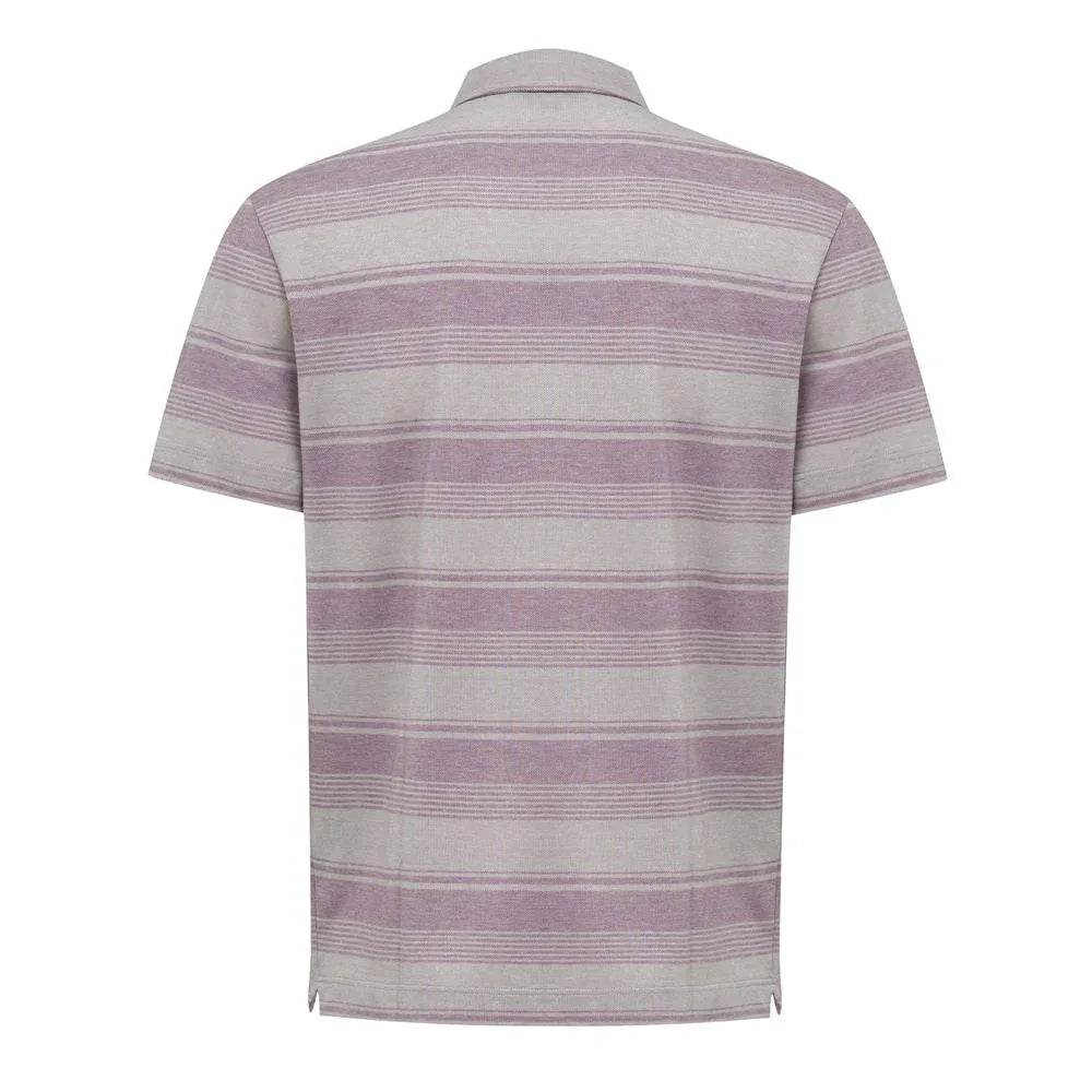 Canali Gray Cotton Polo Shirt - Zeiniez