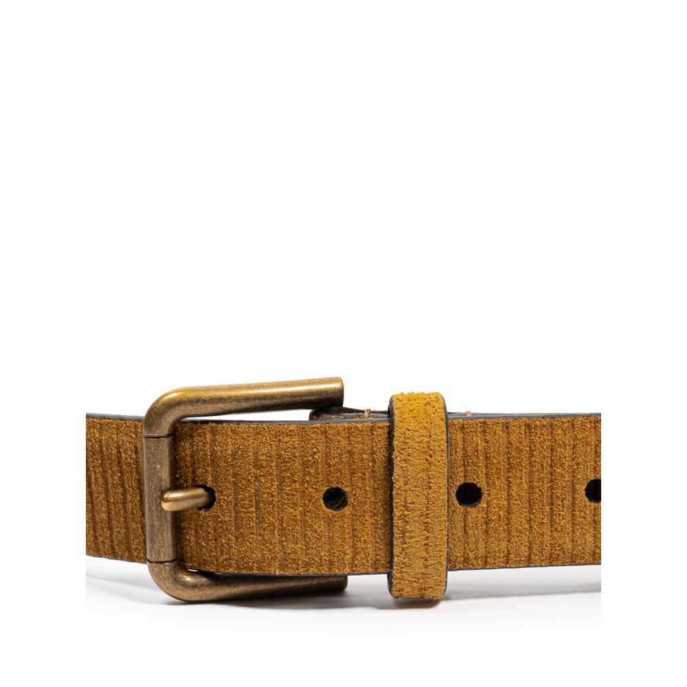 Dolce & Gabbana Brown Leather Regular Belt - Zeiniez