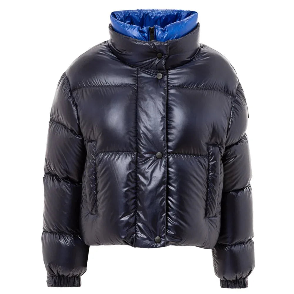 Add Blue Polyamide Full-Length Jacket - Zeiniez