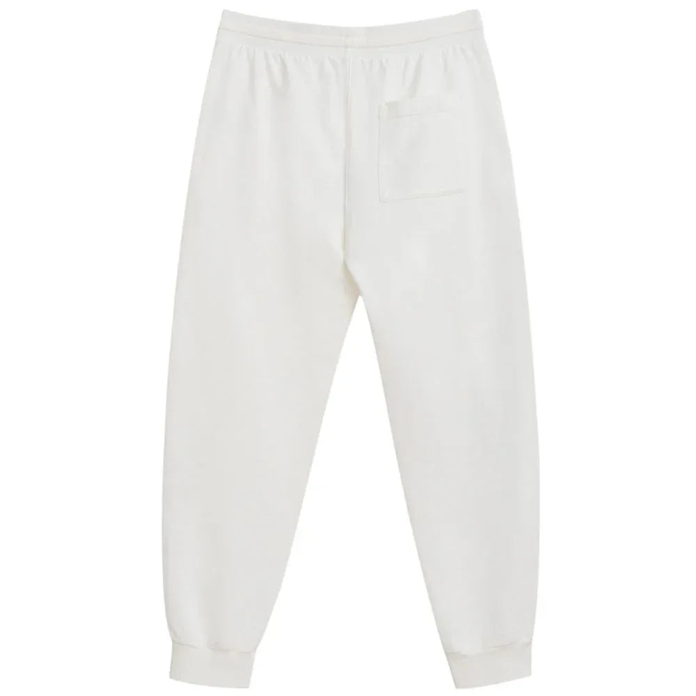 Casablanca White Cotton Athletic Pants - Zeiniez