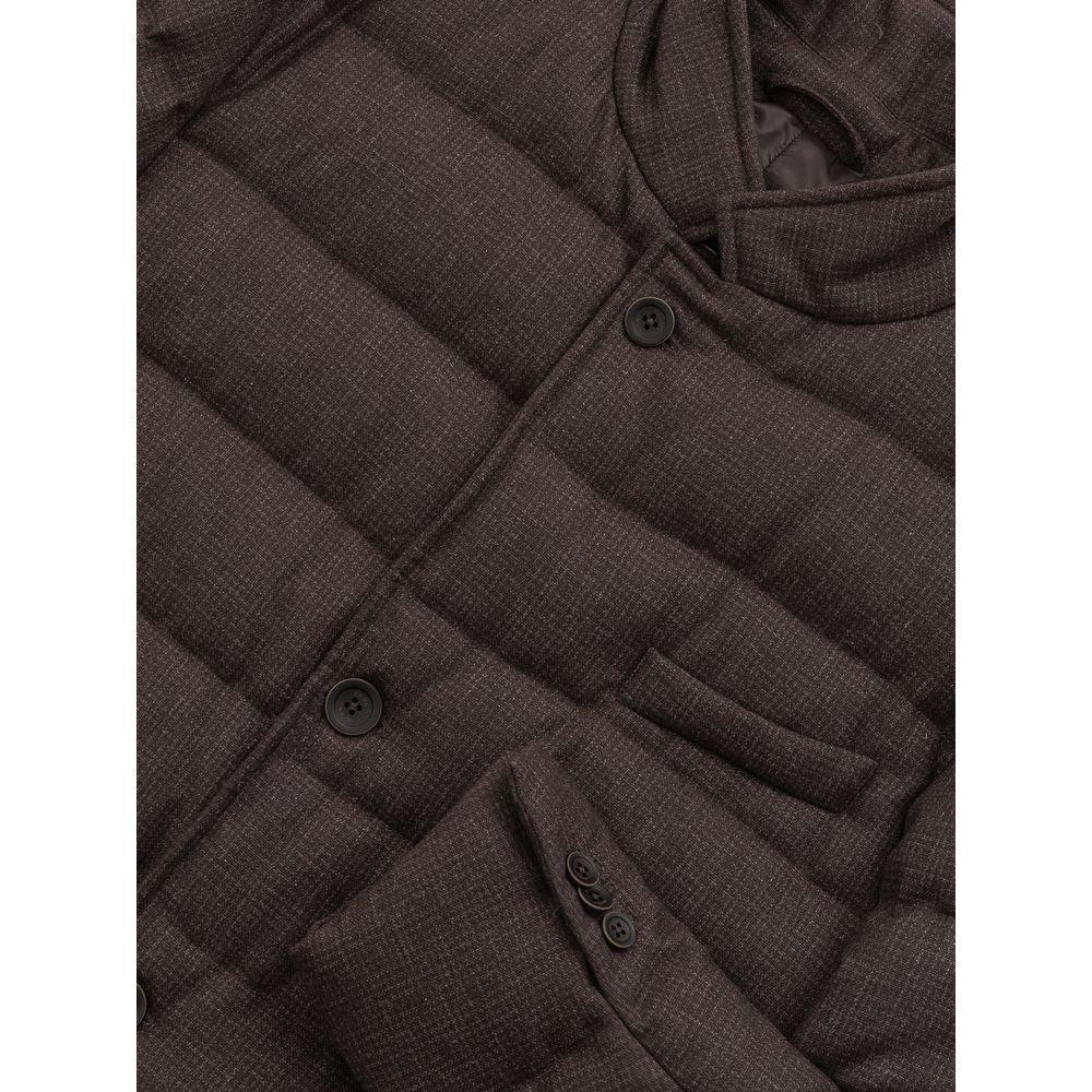 Herno Brown Wool Jackets & Coat - Zeiniez