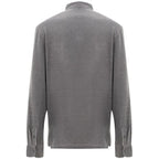 Corneliani Gray Cotton Polo Shirt - Zeiniez