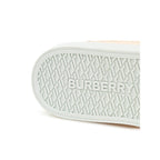 Burberry Pink Leather Low Top Sneakers - Zeiniez