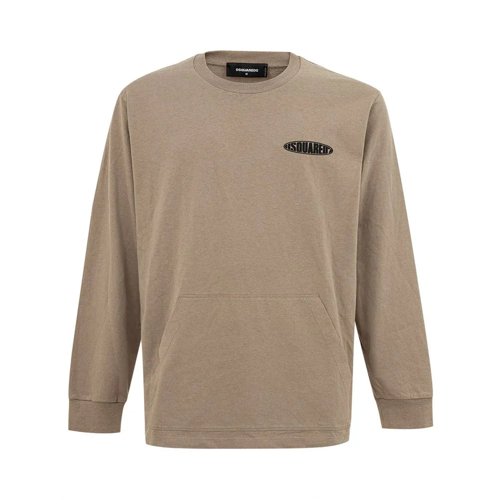 Dsquared² Beige Cotton T-Shirt - Zeiniez