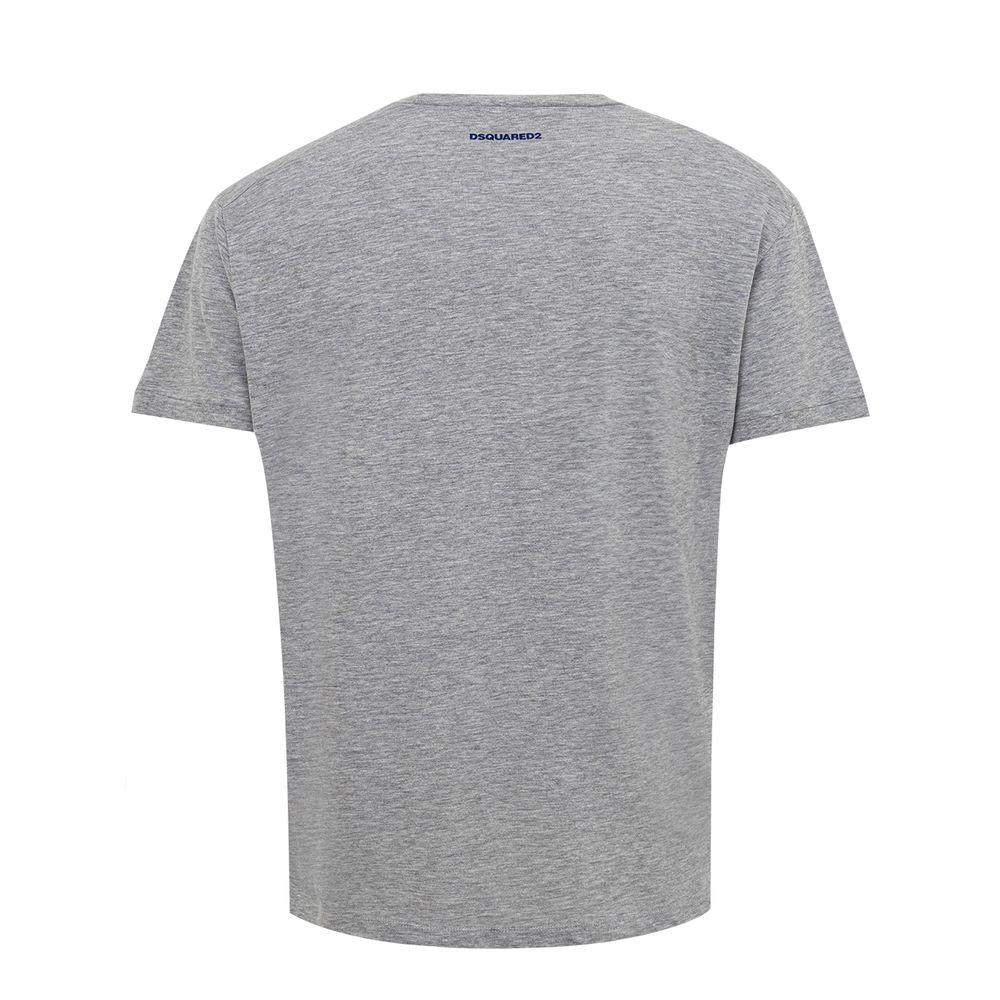 Dsquared² Gray Cotton T-Shirt - Zeiniez