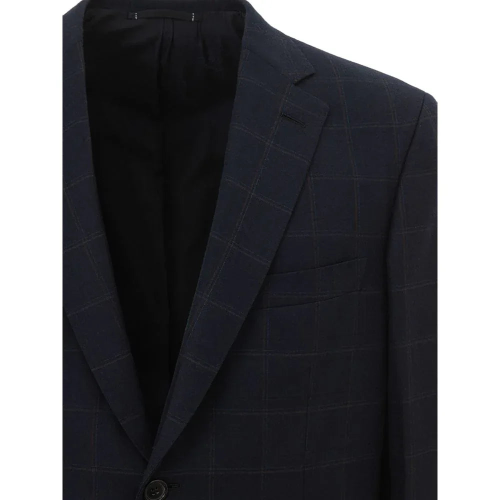 Brioni Blue Wool Blazer - Zeiniez