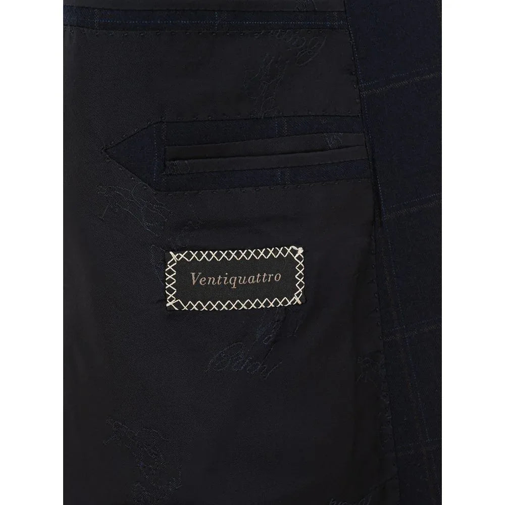 Brioni Blue Wool Blazer - Zeiniez