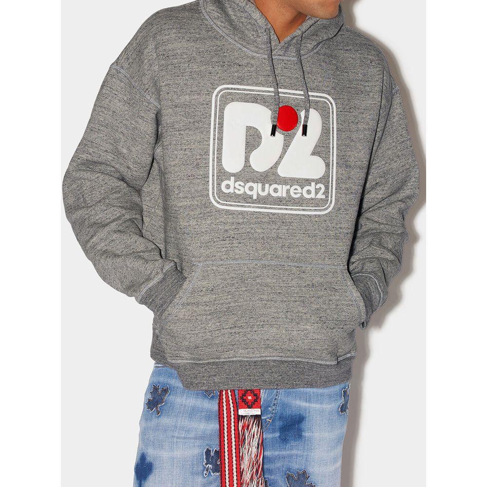 Dsquared² Gray Cotton Sweatshirt - Zeiniez