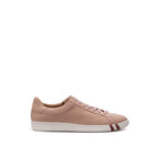 Bally Pink Leather Low Top Sneakers - Zeiniez