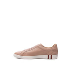 Bally Pink Leather Low Top Sneakers - Zeiniez
