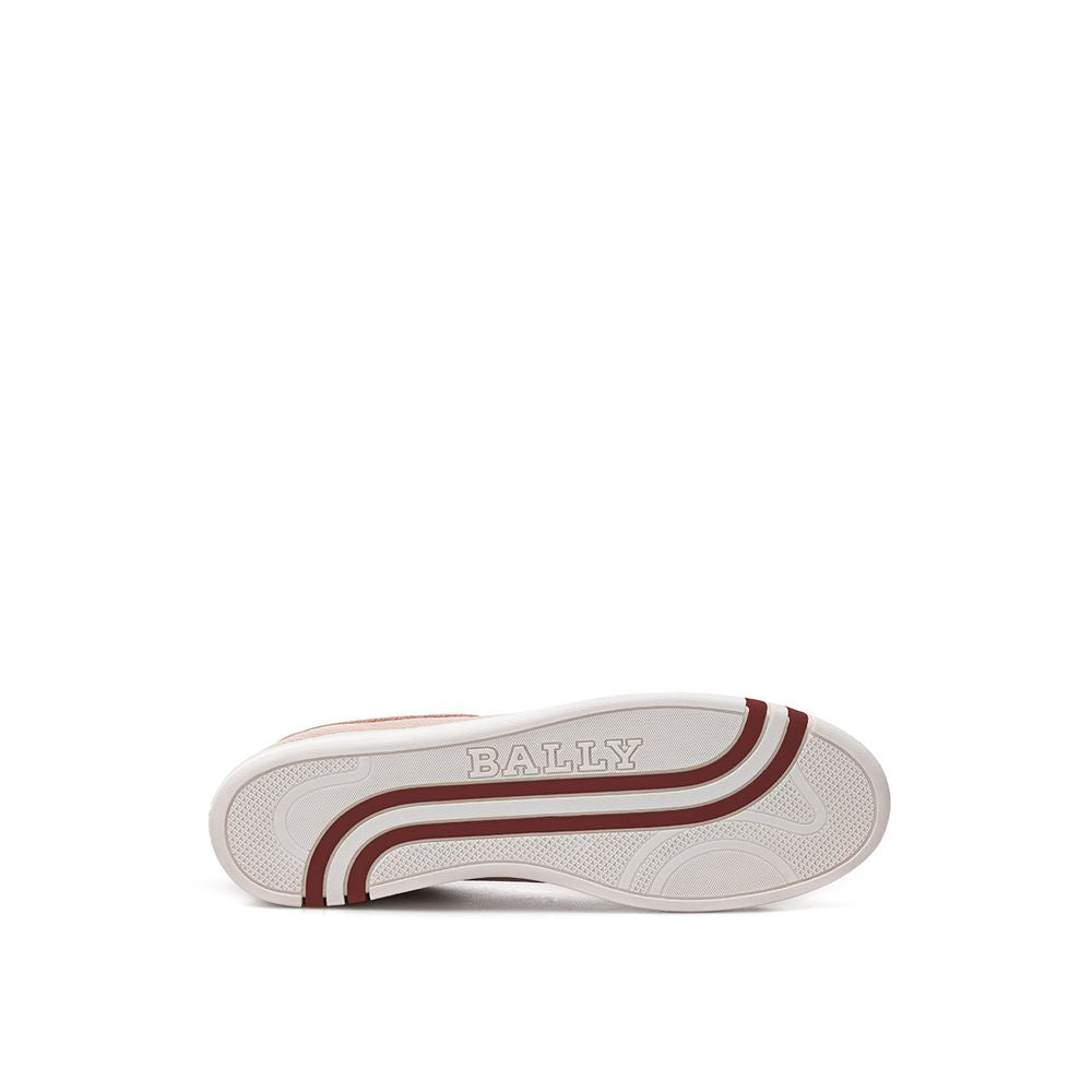 Bally Pink Leather Low Top Sneakers - Zeiniez