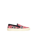 Saint Laurent Pink Cotton Platform Sneakers - Zeiniez