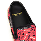 Saint Laurent Pink Cotton Platform Sneakers - Zeiniez