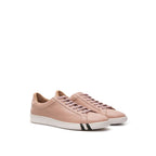 Bally Pink Leather Low Top Sneakers - Zeiniez