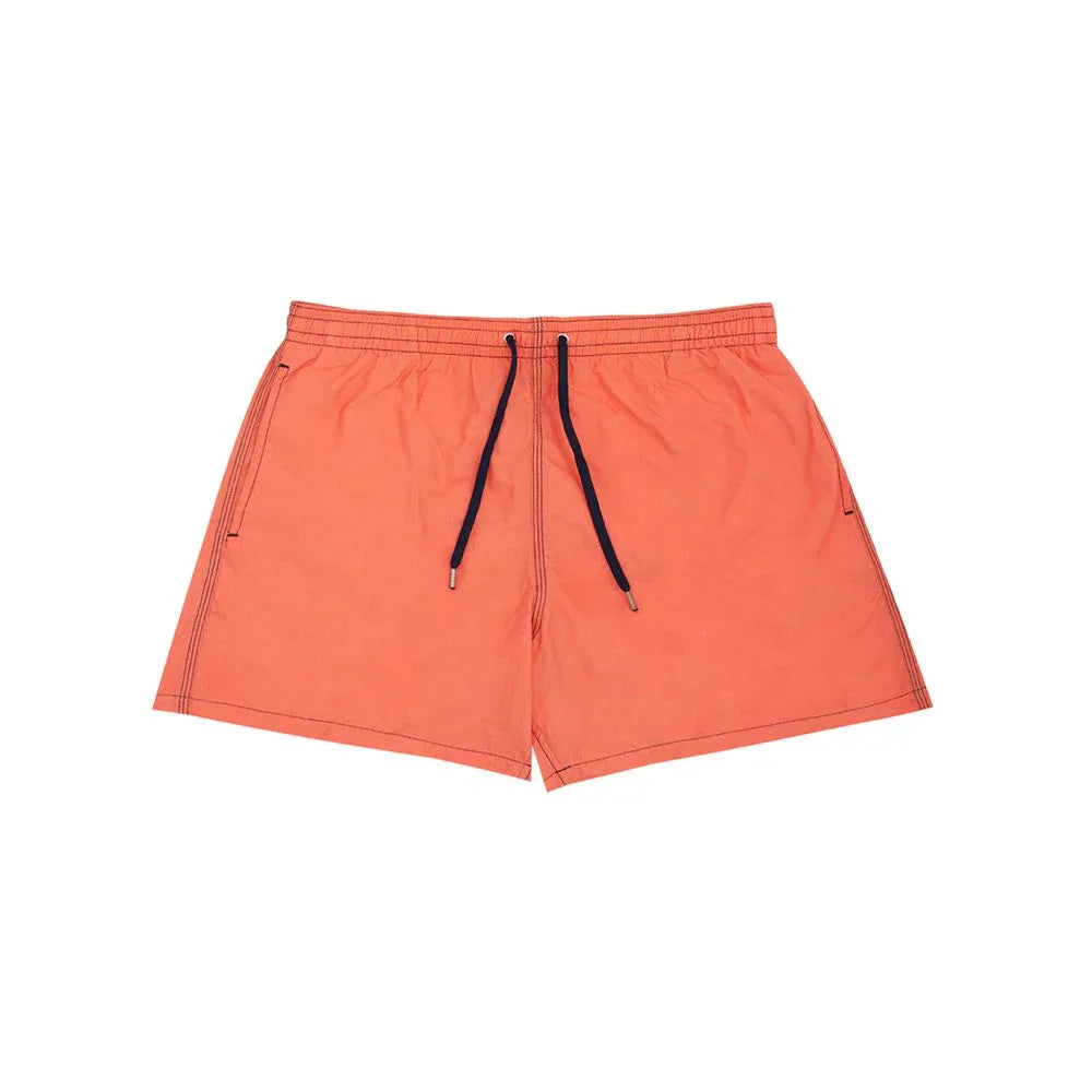 Malo Orange Polyester Swim Shorts - Zeiniez