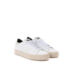 P448 White Leather Low Top Sneakers - Zeiniez