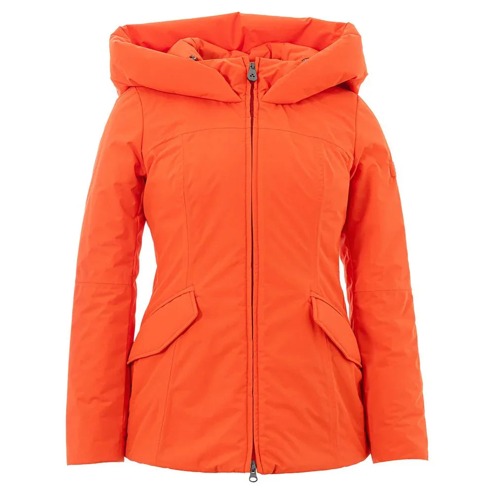 Peuterey Orange Polyester Full-Length Jacket - Zeiniez